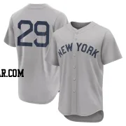 Clayton Beeter Men's New York Yankees Gray Authentic 2021 Field of Dreams Jersey