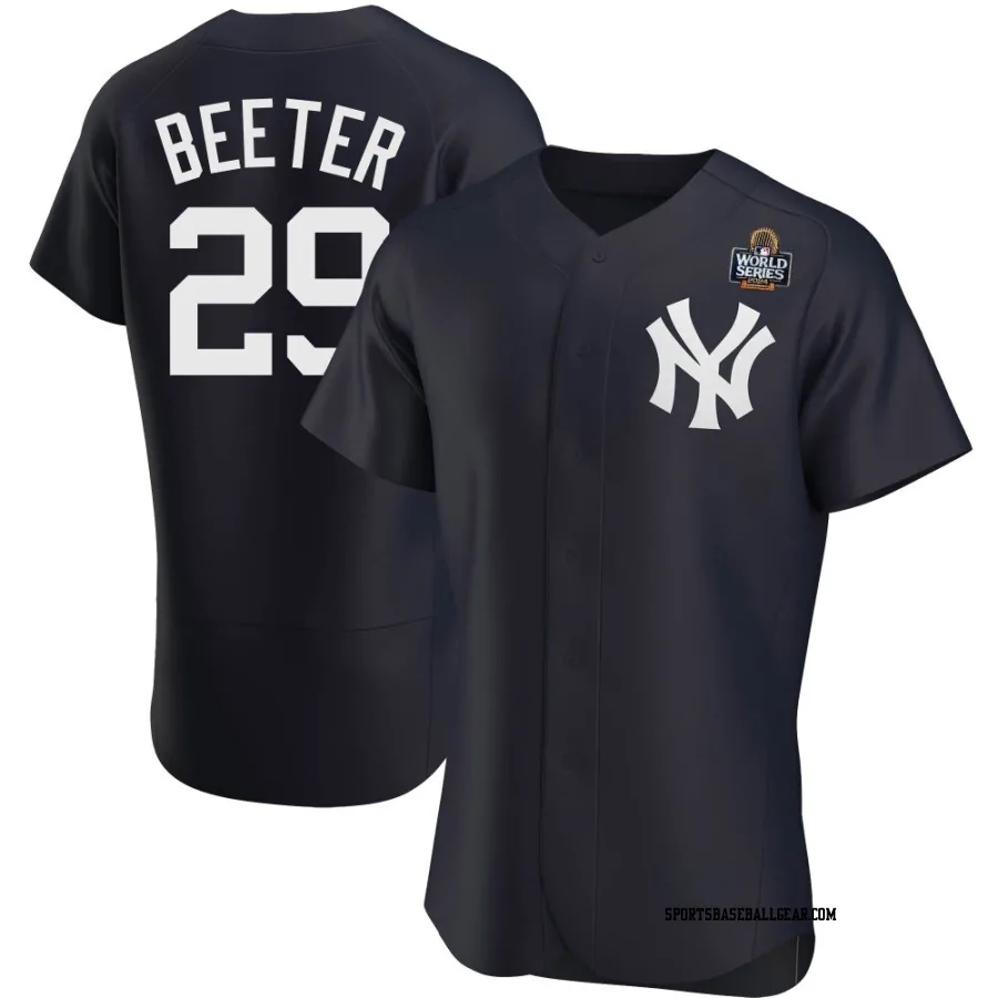Clayton Beeter Men's New York Yankees Navy Authentic Alternate 2024 World Series Jersey