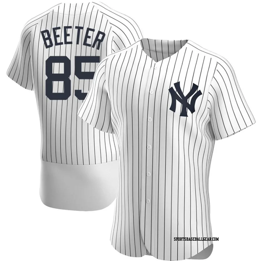 Clayton Beeter Men's New York Yankees White Authentic Home Jersey