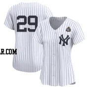 Clayton Beeter Women's New York Yankees White Limited Yankee Home 2nd 2024 World Series Jersey