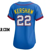 Clayton Kershaw Women's Los Angeles Dodgers Blue Limited National League 2025 All-Star Edition Jersey