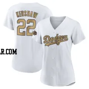 Clayton Kershaw Women's Los Angeles Dodgers White Game Replica 2022 All-Star Jersey