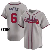 Clete Boyer Men's Atlanta Braves Gray Limited Away Jersey