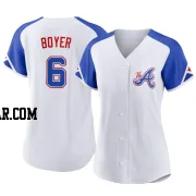 Clete Boyer Women's Atlanta Braves White Replica 2023 City Connect Jersey