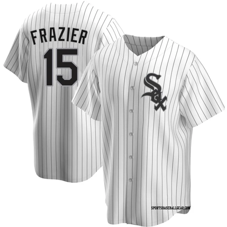 Clint Frazier Men's Chicago White Sox White Replica Home Jersey
