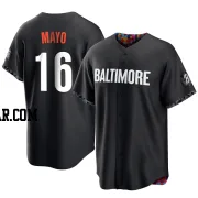 Coby Mayo Youth Baltimore Orioles Black Replica 2023 City Connect Jersey