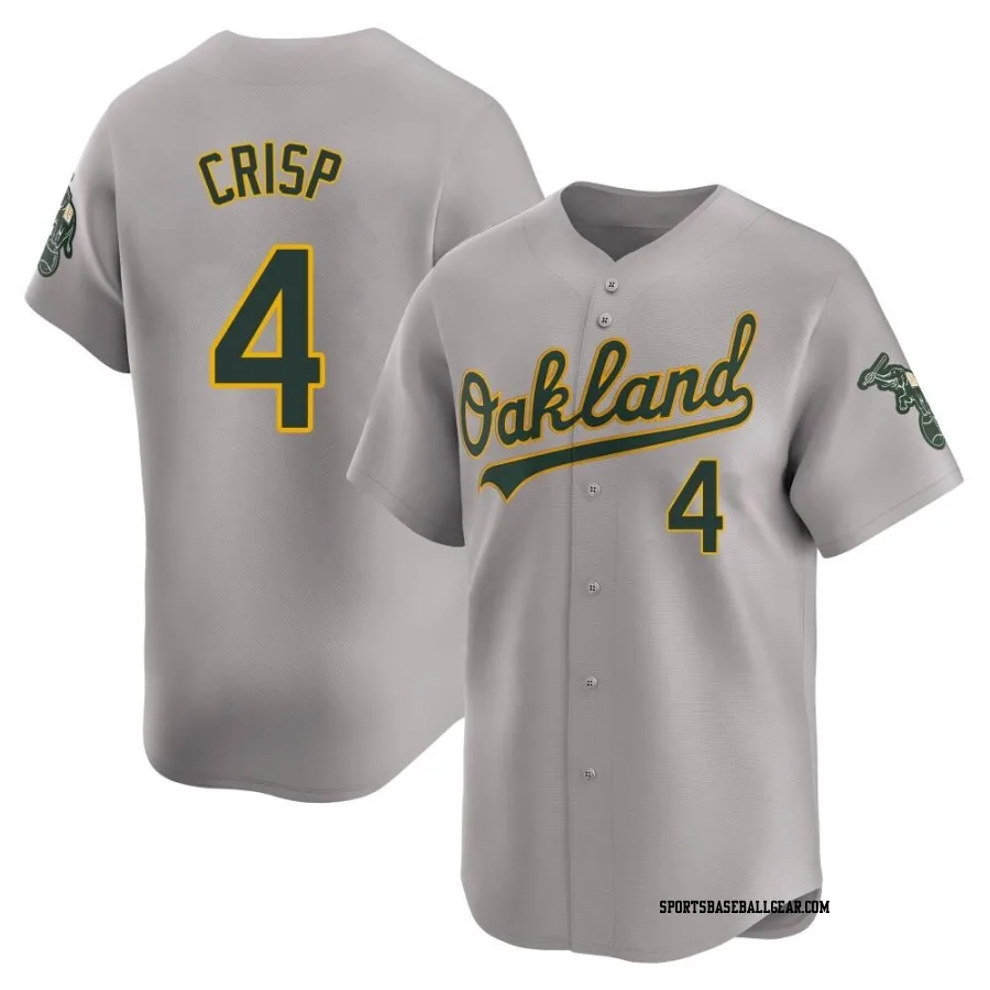 Coco Crisp Men's Oakland Athletics Gray Limited Away Jersey