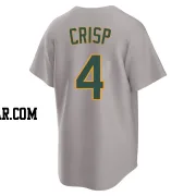 Coco Crisp Youth Oakland Athletics Gray Replica Away 2.0 Jersey
