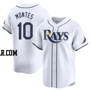 Coco Montes Men's Tampa Bay Rays White Limited Home Jersey