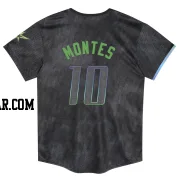 Coco Montes Toddler Tampa Bay Rays Charcoal Limited 2024 City Connect Jersey