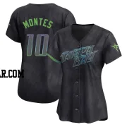 Coco Montes Women's Tampa Bay Rays Charcoal Limited 2024 City Connect Jersey