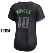 Coco Montes Women's Tampa Bay Rays Charcoal Limited 2024 City Connect Jersey