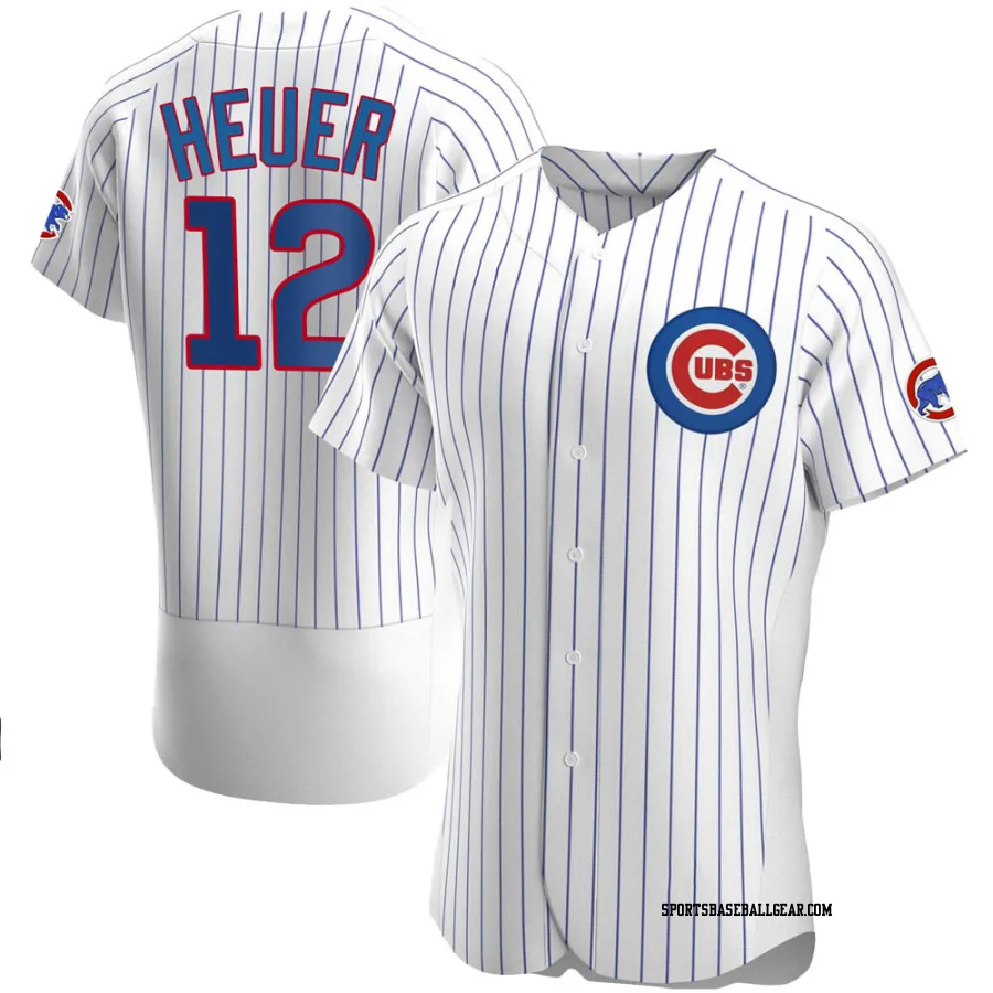 Codi Heuer Men's Chicago Cubs White Authentic Home Jersey