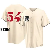 Codi Heuer Men's Texas Rangers Cream Replica 2023 City Connect Jersey