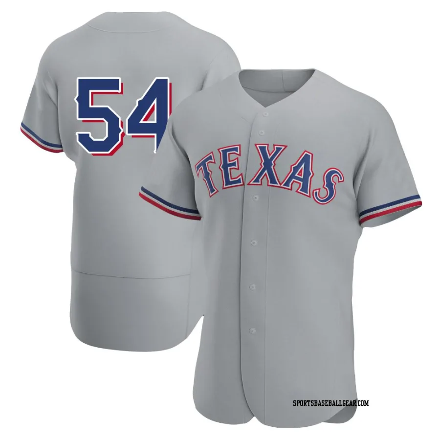 Codi Heuer Men's Texas Rangers Gray Authentic Road Jersey