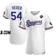 Codi Heuer Men's Texas Rangers White Authentic Home 2023 World Series Jersey