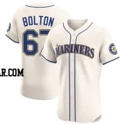 Cody Bolton Men's Seattle Mariners Cream Elite Alternate Jersey