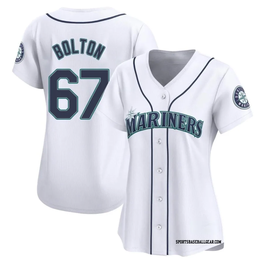 Cody Bolton Women's Seattle Mariners White Limited Home Jersey