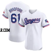Cody Bradford Men's Texas Rangers White Elite Home Jersey