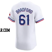Cody Bradford Men's Texas Rangers White Elite Home Jersey