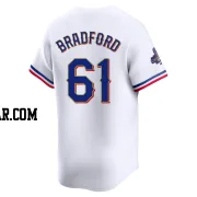 Cody Bradford Youth Texas Rangers Gold Limited White 2024 Collection Jersey