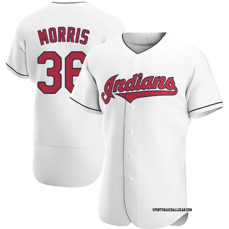 Cody Morris Men's Cleveland Guardians White Authentic Home Jersey