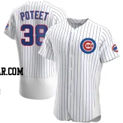 Cody Poteet Men's Chicago Cubs White Authentic Home Jersey