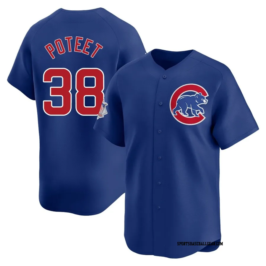 Cody Poteet Youth Chicago Cubs Royal Limited Alternate Jersey