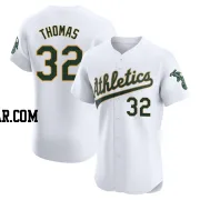 Colby Thomas Men's Oakland Athletics White Elite Home Jersey