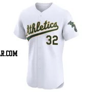 Colby Thomas Men's Oakland Athletics White Elite Home Jersey