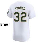 Colby Thomas Men's Oakland Athletics White Elite Home Jersey