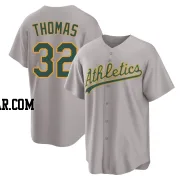 Colby Thomas Youth Oakland Athletics Gray Replica Away 2.0 Jersey
