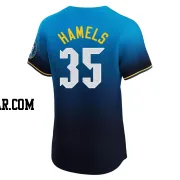 Cole Hamels Men's Philadelphia Phillies Blue Elite 2024 City Connect Jersey