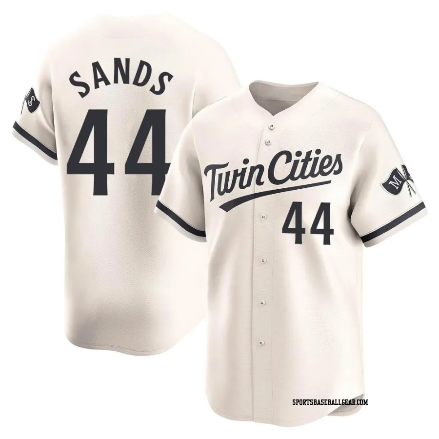 Cole Sands Men's Minnesota Twins Cream Limited Alternate Jersey