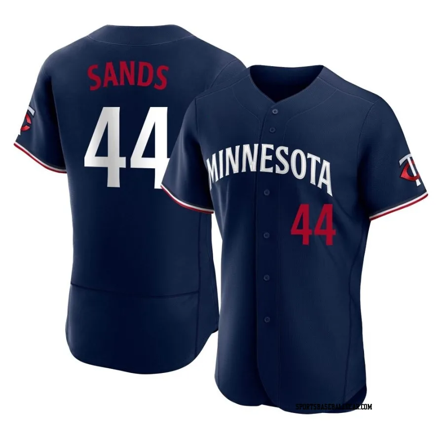 Cole Sands Men's Minnesota Twins Navy Authentic Alternate Jersey