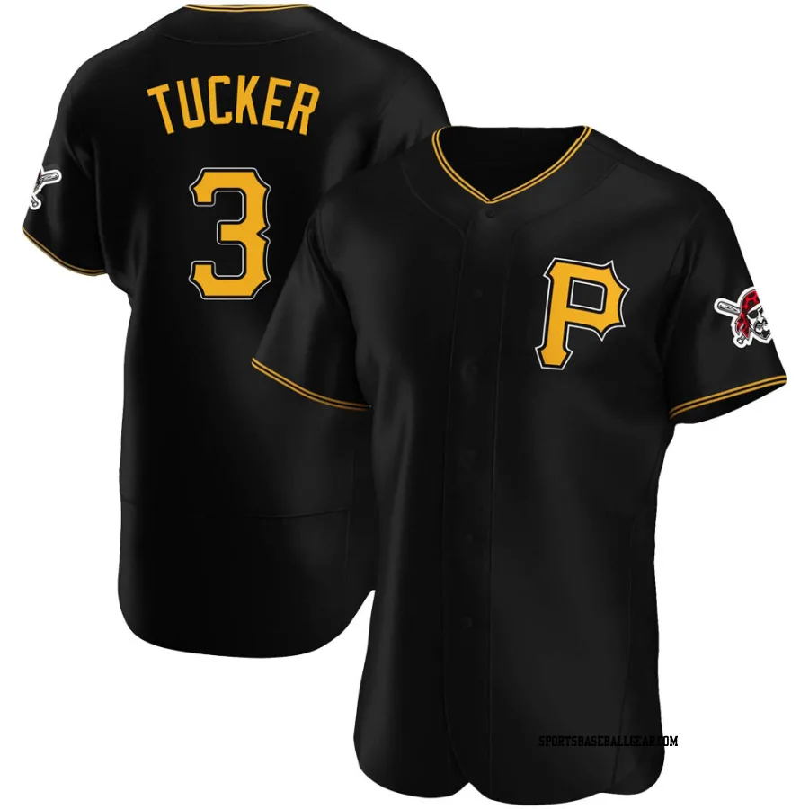 Cole Tucker Men's Pittsburgh Pirates Black Authentic Alternate Jersey