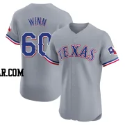 Cole Winn Men's Texas Rangers Gray Elite Road Jersey