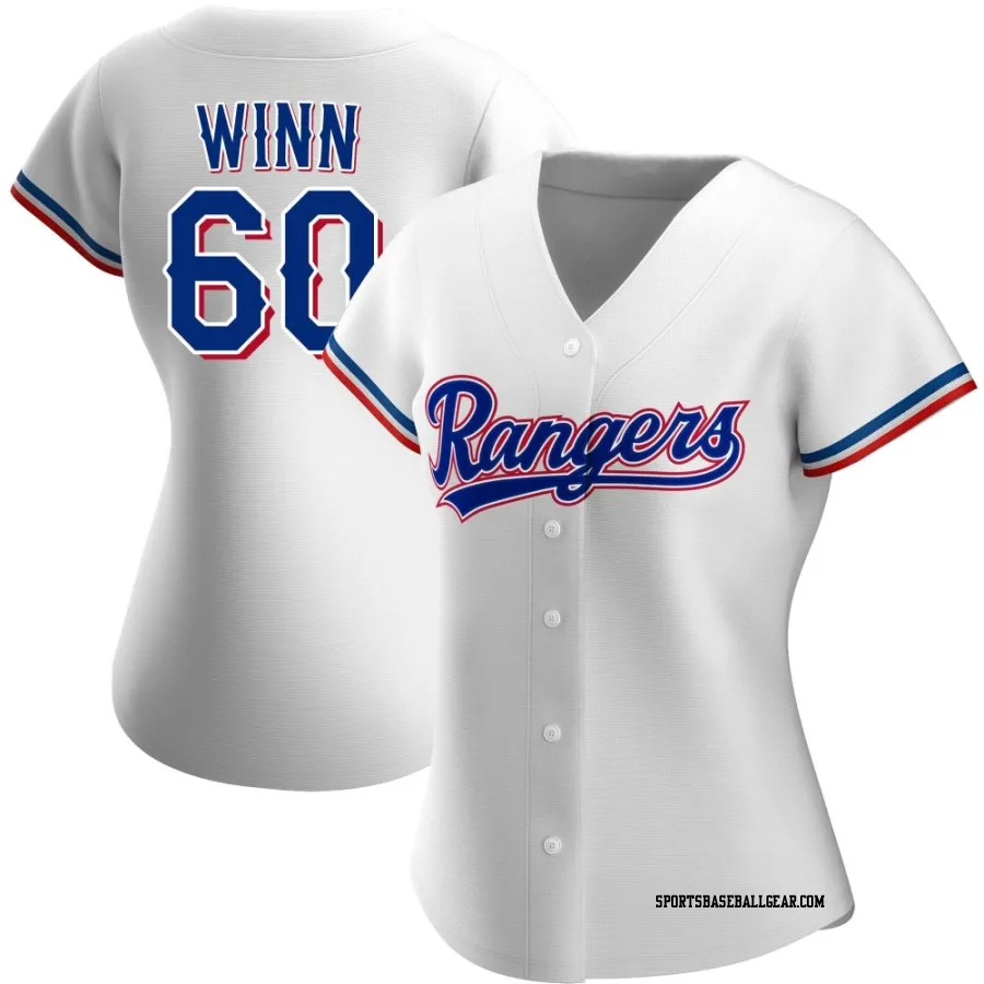 Cole Winn Women's Texas Rangers White Replica Home Jersey