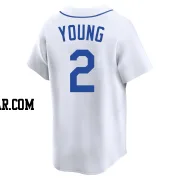 Cole Young Men's Seattle Mariners White Limited Throwback Cooperstown Collection Jersey