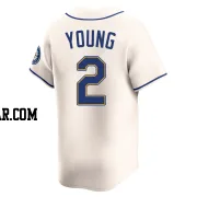 Cole Young Youth Seattle Mariners Cream Limited Alternate Jersey