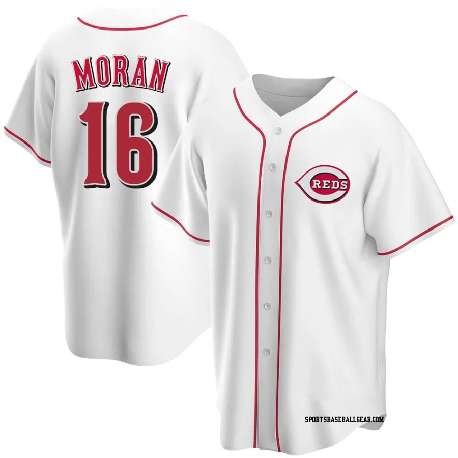 Colin Moran Men's Cincinnati Reds White Replica Home Jersey