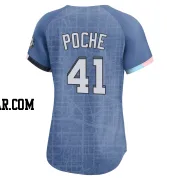 Colin Poche Women's Washington Nationals Blue Limited 2025 City Connect Jersey