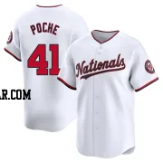 Colin Poche Youth Washington Nationals White Limited Home Jersey