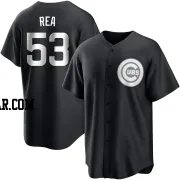 Colin Rea Men's Chicago Cubs Black/White Replica Jersey