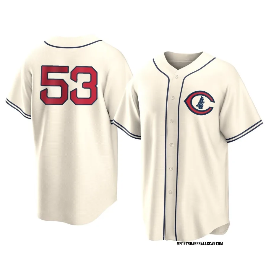 Colin Rea Men's Chicago Cubs Cream Replica 2022 Field Of Dreams Jersey
