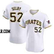 Colin Selby Men's Pittsburgh Pirates White Elite Home Jersey