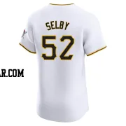 Colin Selby Men's Pittsburgh Pirates White Elite Home Jersey