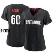 Colin Selby Women's Baltimore Orioles Black Authentic 2023 City Connect Jersey