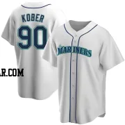 Collin Kober Youth Seattle Mariners White Replica Home Jersey