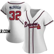 Collin McHugh Women's Atlanta Braves White Authentic Home Jersey